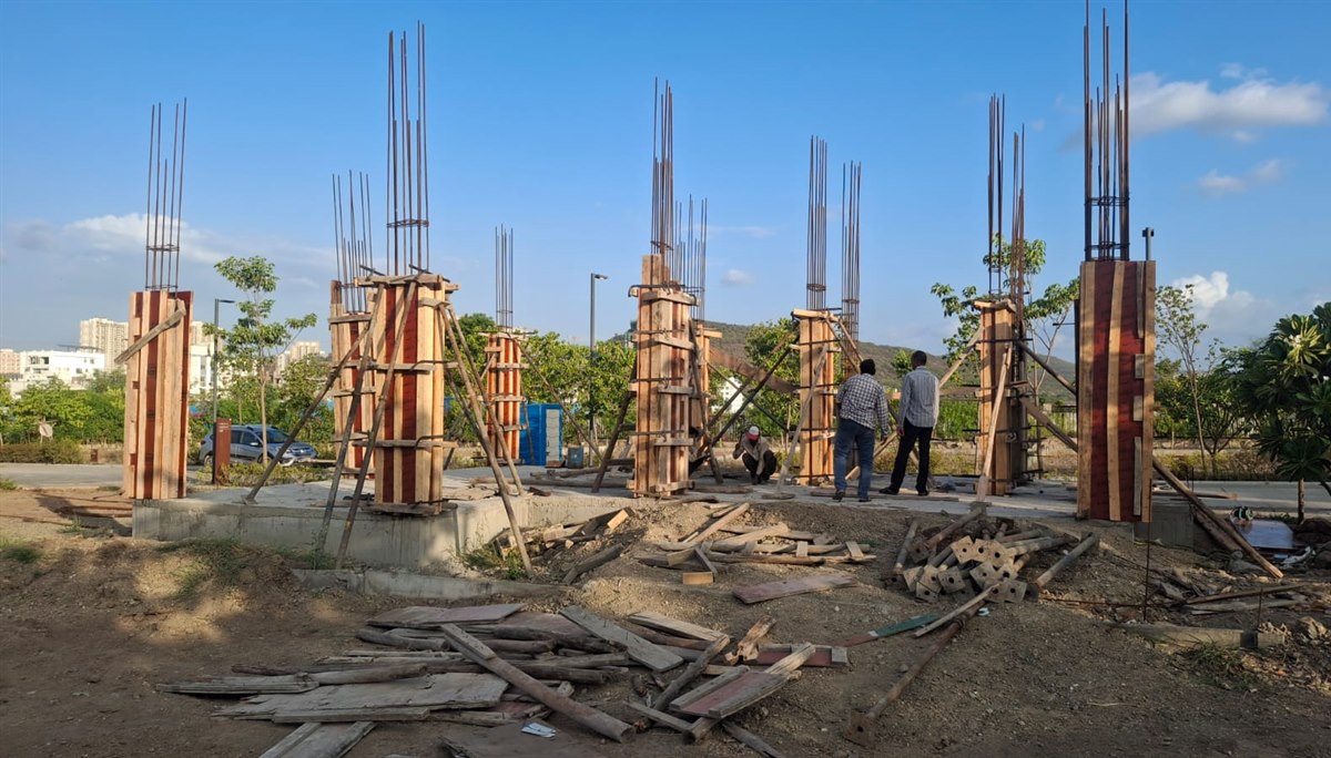 Bungalow Construction in Progress at Hinjewadi Pune