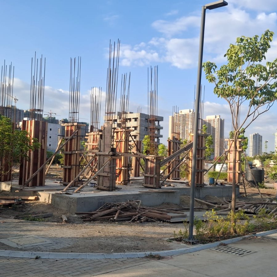 Bungalow Construction in Progress at Hinjewadi Pune