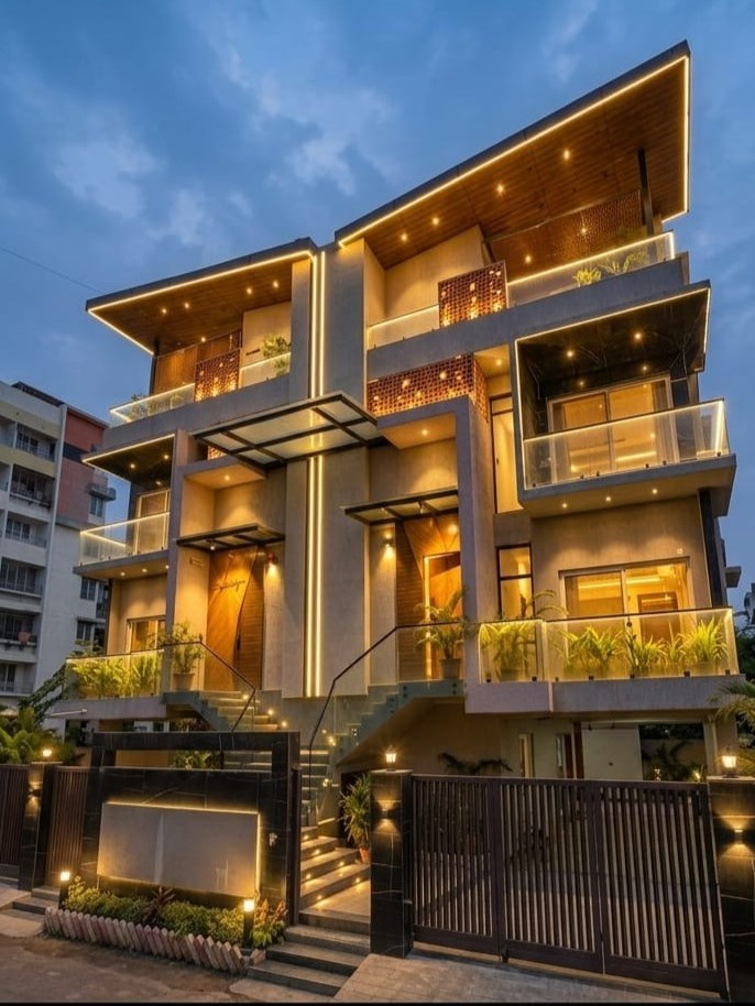 Completed Contemporary Bungalow by Architects in Pune